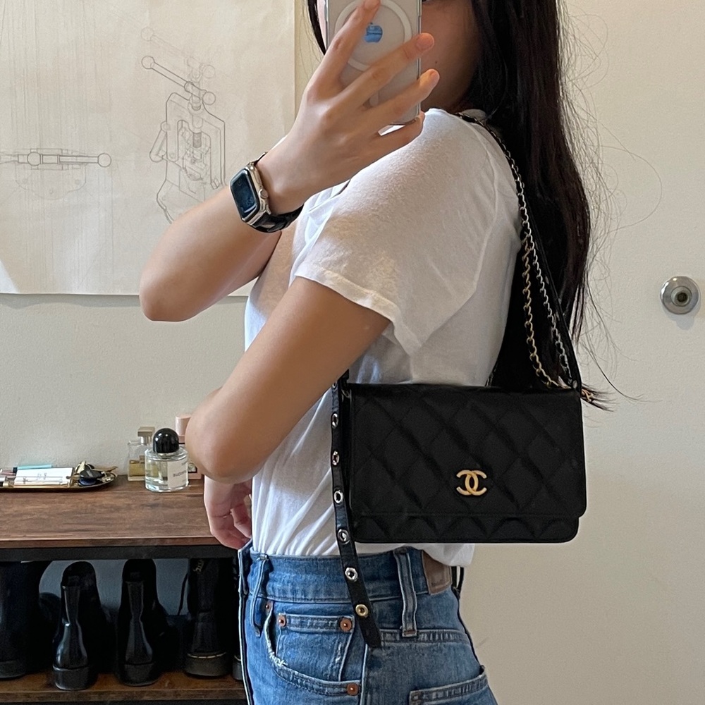 Chanel goatskin WOC (cruise 2021/2022 wallet on chain)